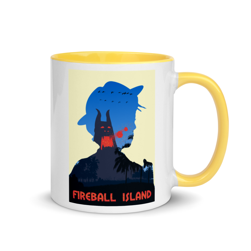 Fireball Island Board Game Silhouette Mug
