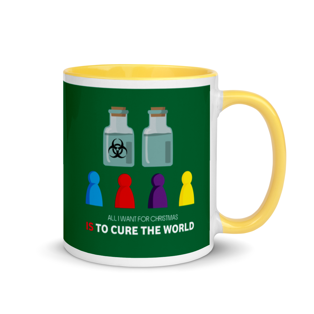 All I Want For Christmas Is To Cure The World Festive Mug
