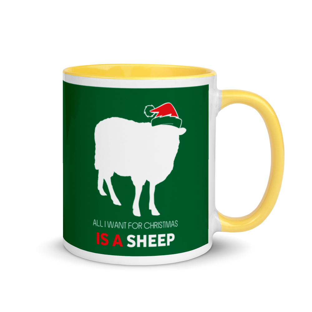 All I Want For Christmas Is A Sheep Festive Mug