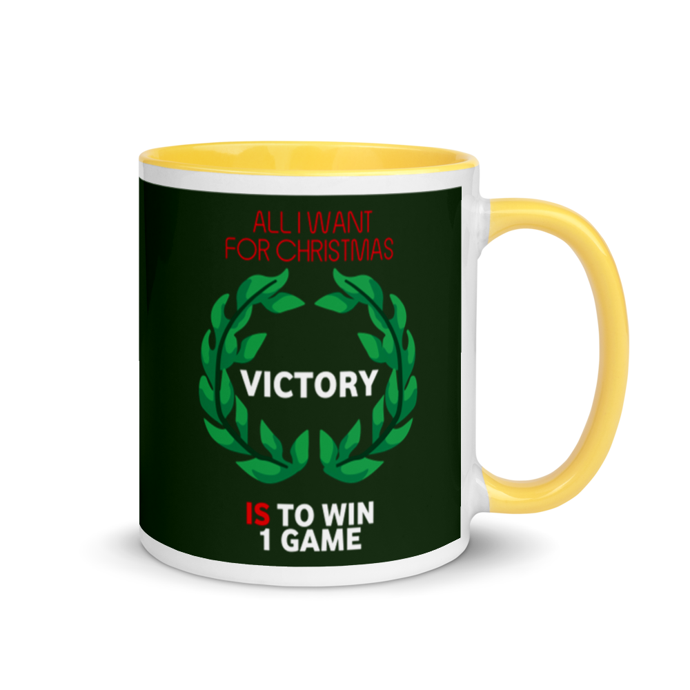 All I Want For Christmas Is To Win One Game Festive Mug
