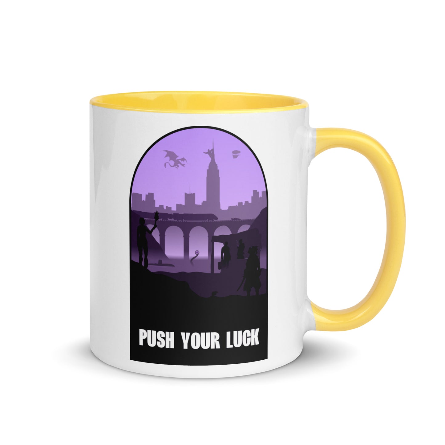Push Your Luck Board Game Mechanic Mug