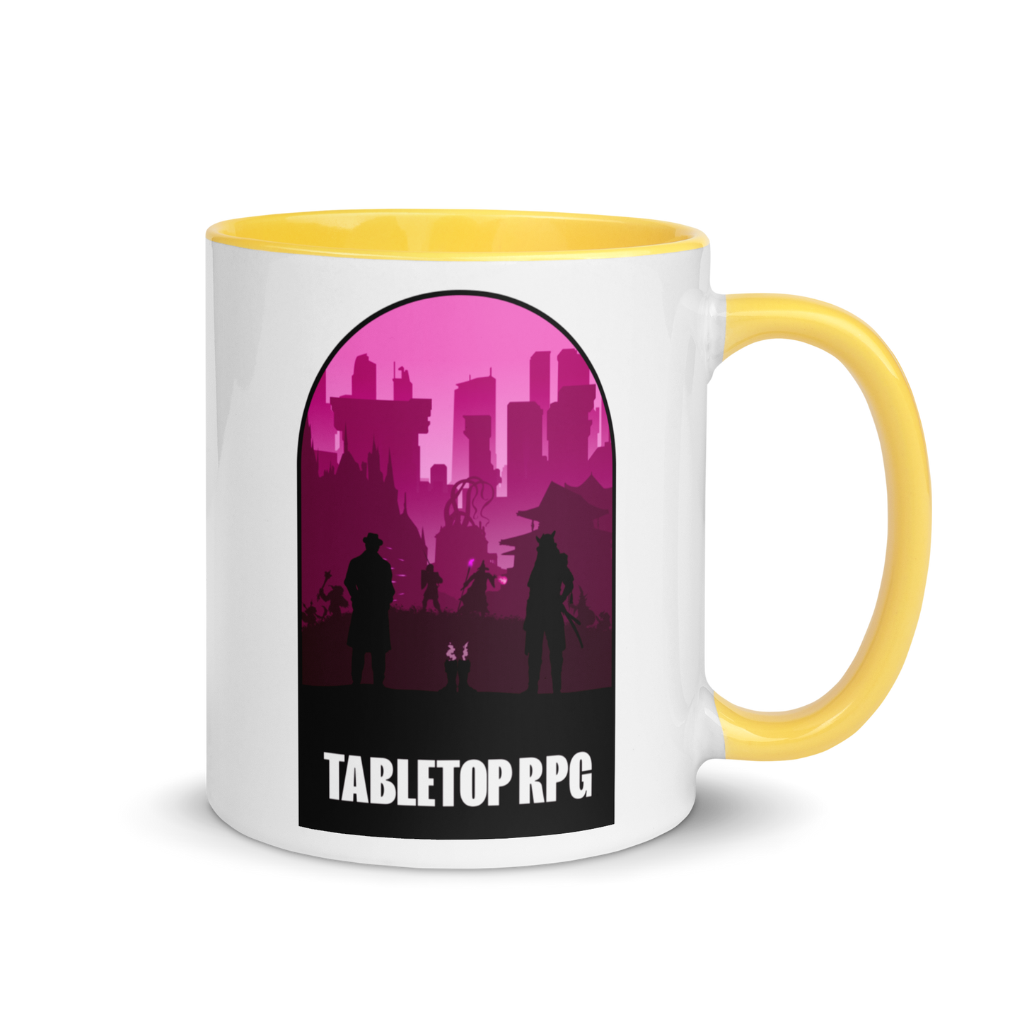 Tabletop RPG (Pink) Board Game Mechanic Mug