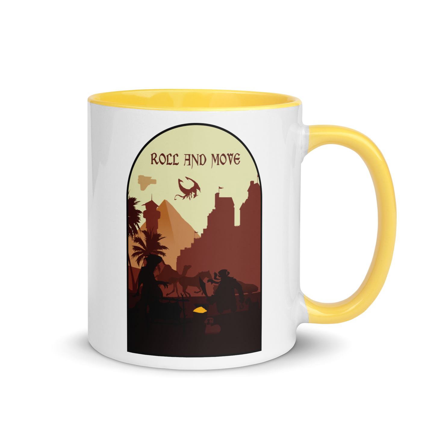 Roll and Move Board Game Mechanic Mug