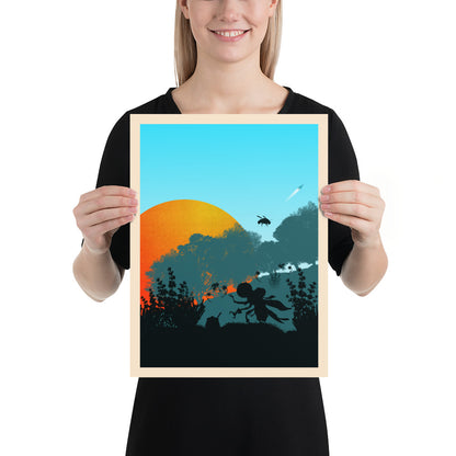 Apiary (Day) Minimalist Board Game Art Poster