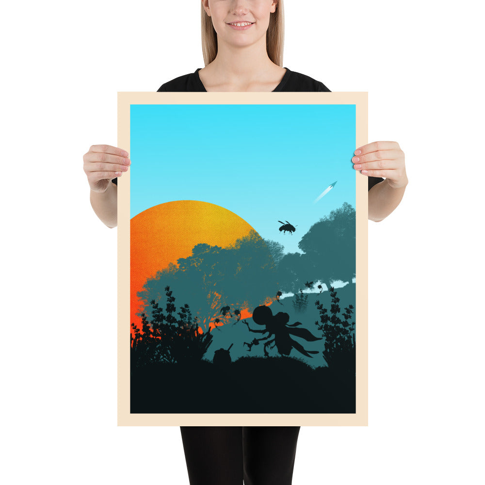 Apiary (Day) Minimalist Board Game Art Poster