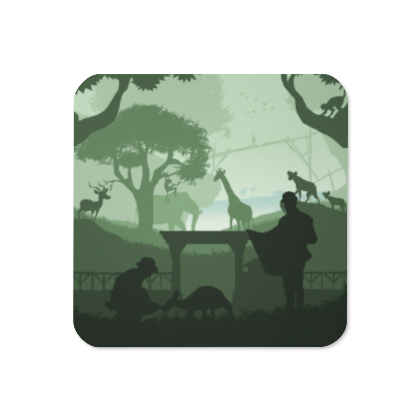 Zoo Building Tabletop Gaming Inspired Coaster