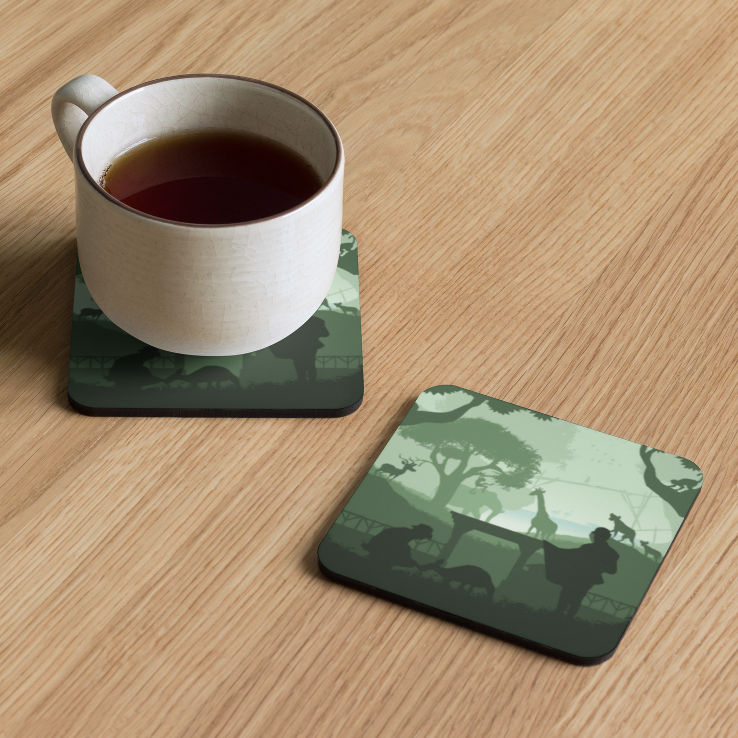 Zoo Building Tabletop Gaming Inspired Coaster