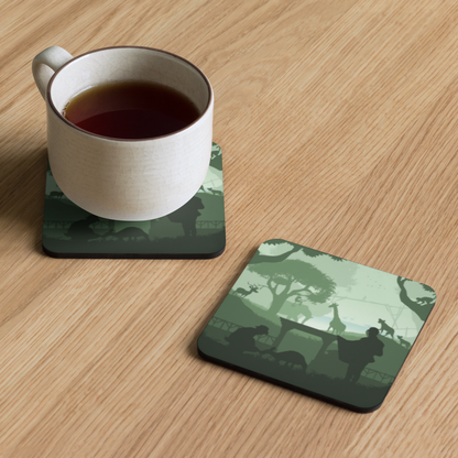 Zoo Building Tabletop Gaming Inspired Coaster