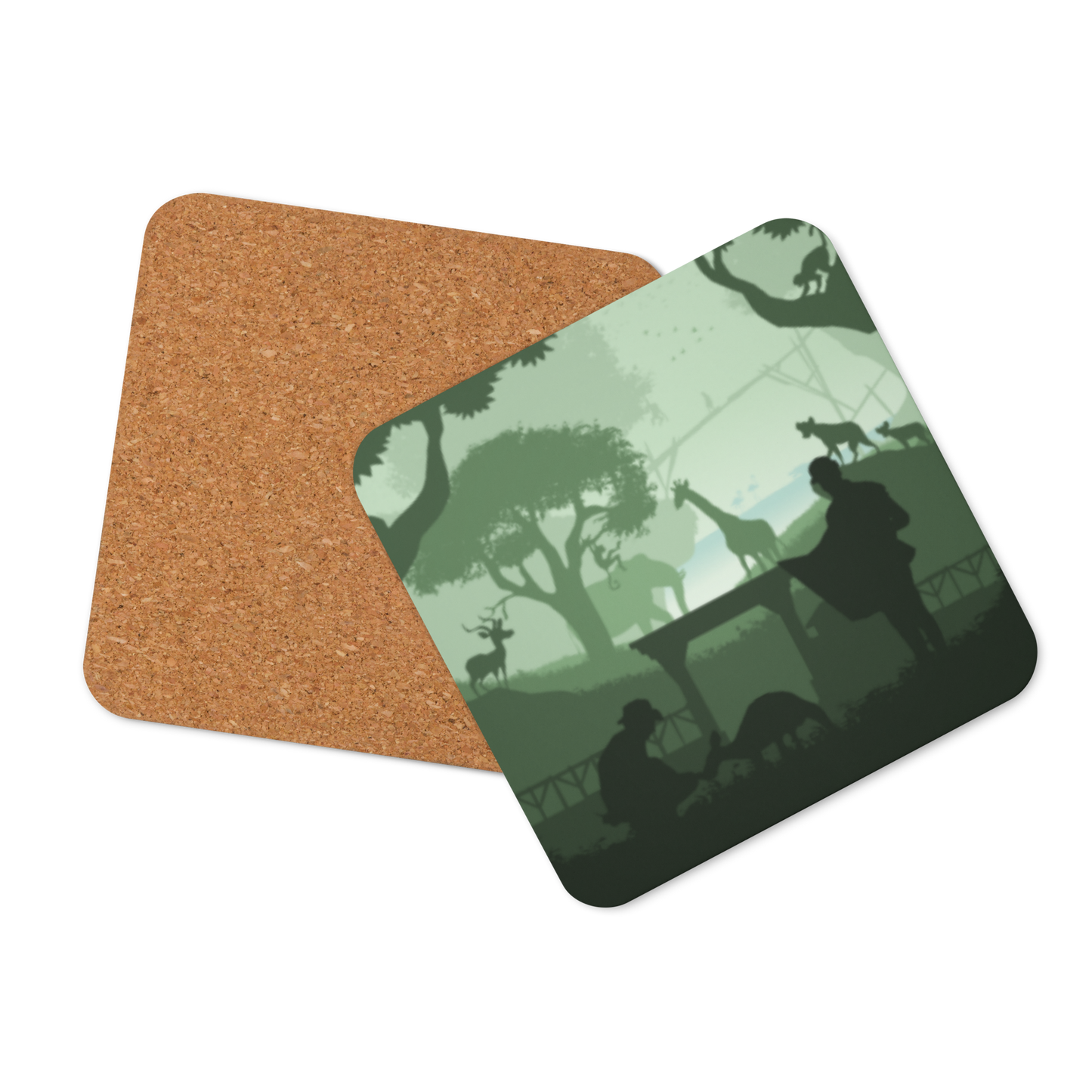 Zoo Building Tabletop Gaming Inspired Coaster