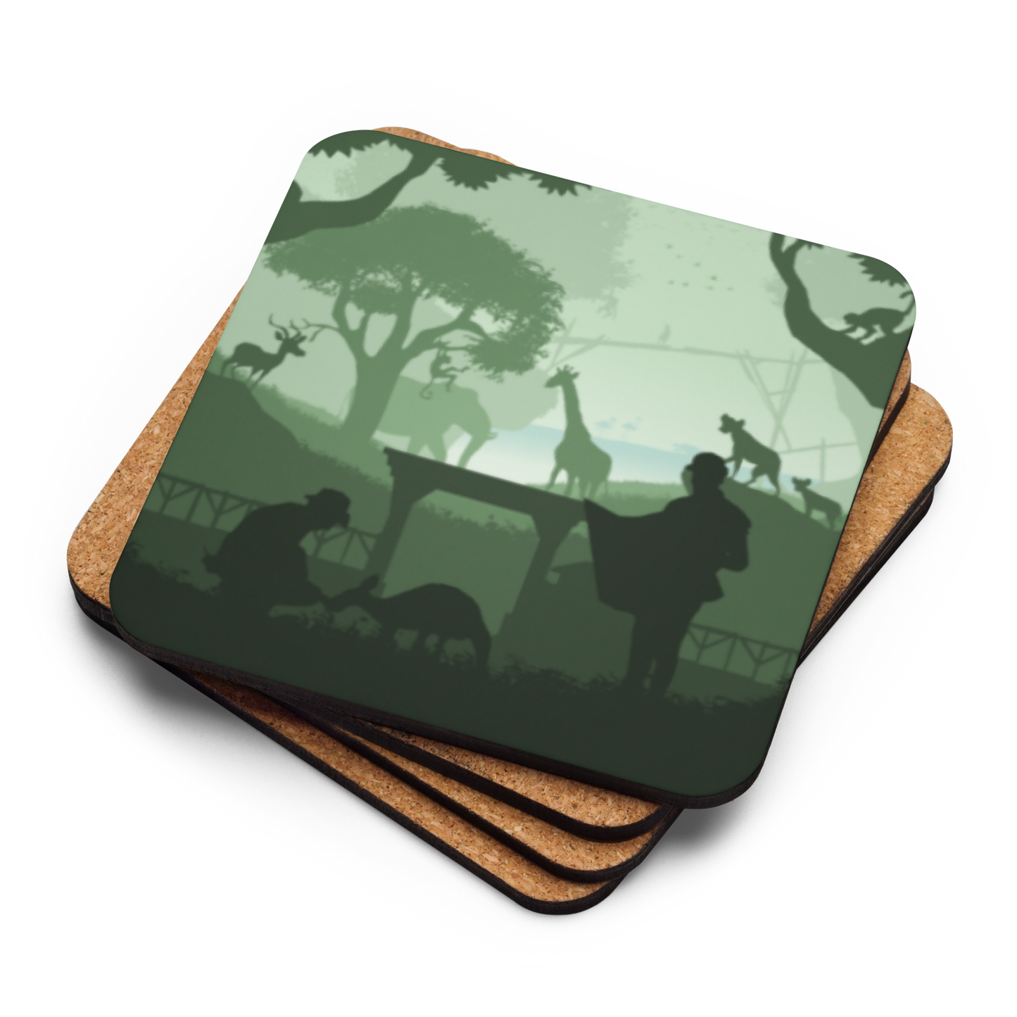 Zoo Building Tabletop Gaming Inspired Coaster