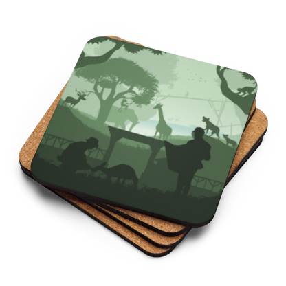 Zoo Building Tabletop Gaming Inspired Coaster