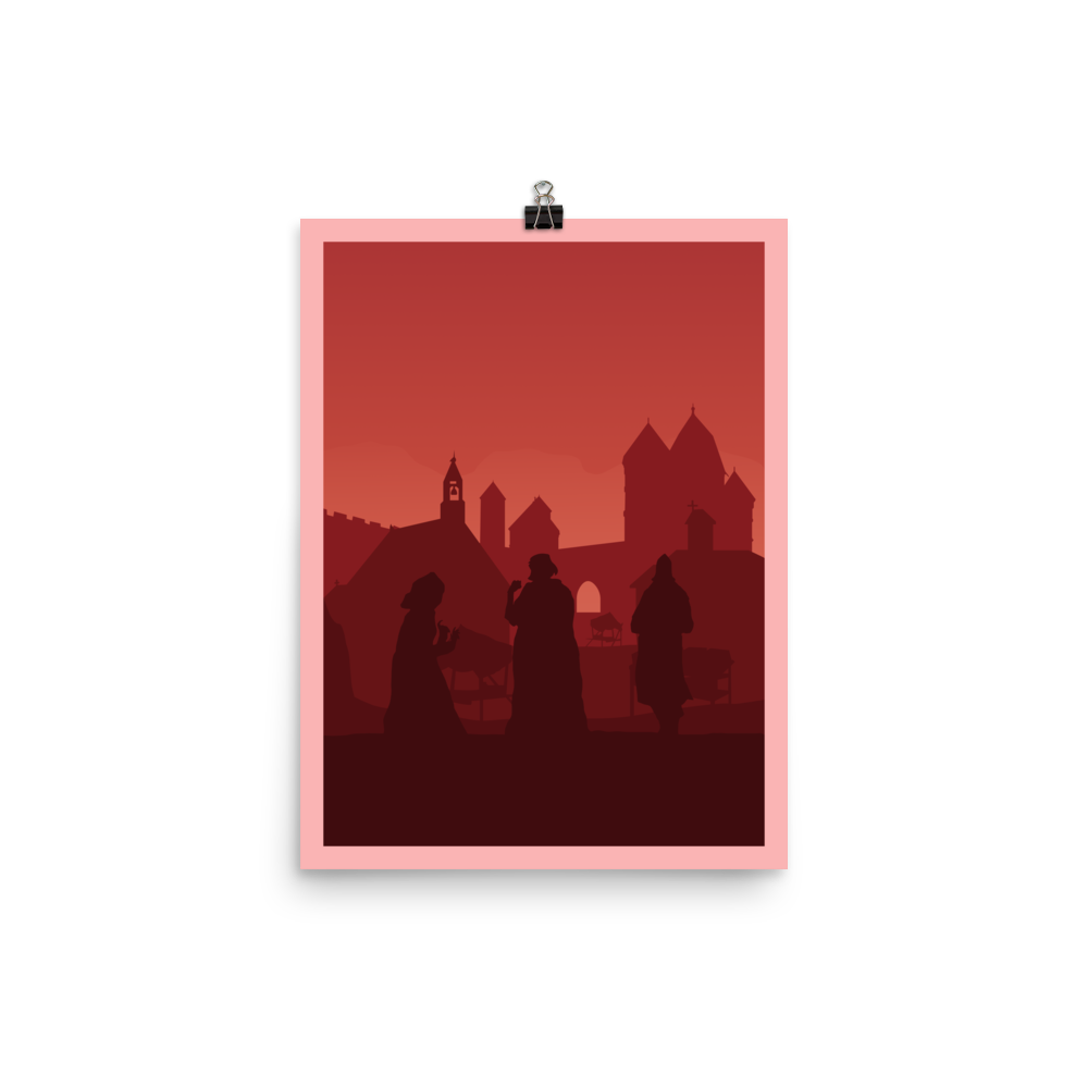 Architects of the West Kingdom Minimalist Board Game Art Poster