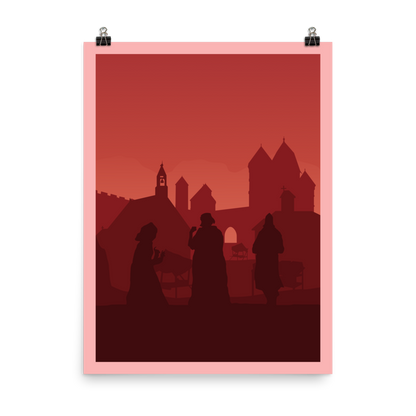 Architects of the West Kingdom Minimalist Board Game Art Poster