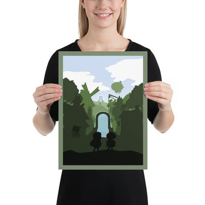 Charterstone Minimalist Board Game Art Poster