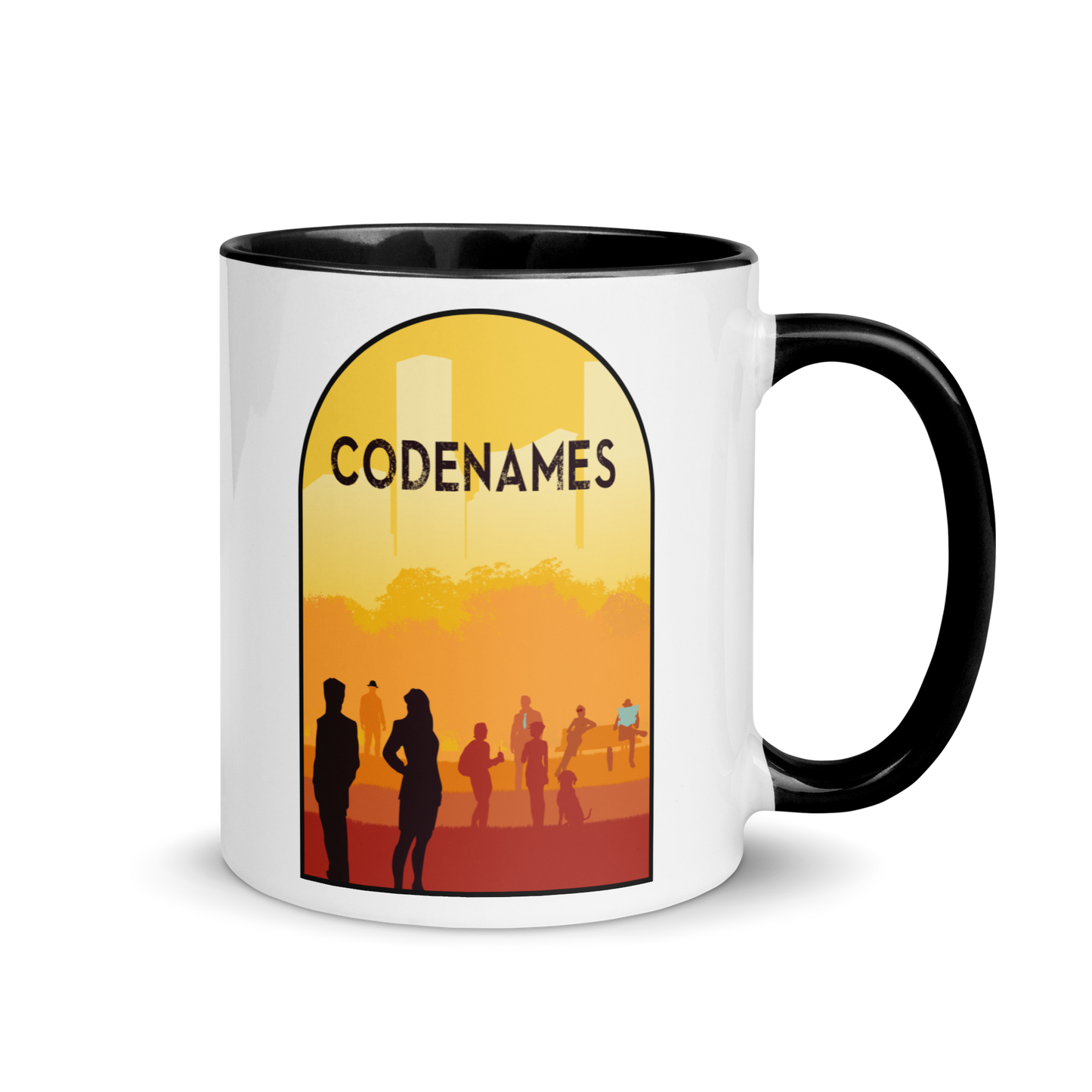 Codenames Minimalist Board Game Mug