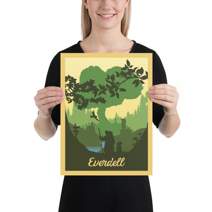 Everdell Minimalist Board Game Art Poster