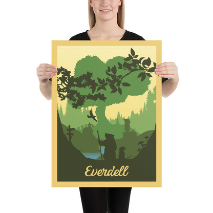 Everdell Minimalist Board Game Art Poster
