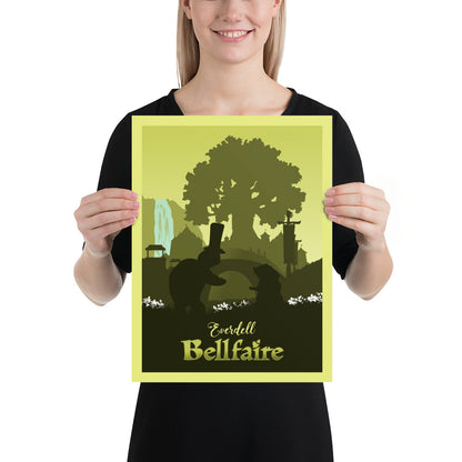 Everdell Bellfaire Minimalist Board Game Art Poster