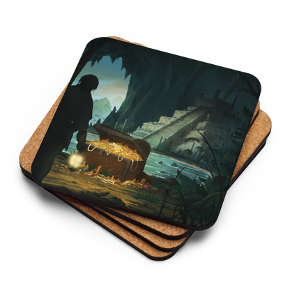 Explorer's Treasure Meeple Coffee Tabletop Gaming Inspired Coaster