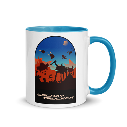 Galaxy Trucker (Dawn) Minimalist Board Game Mug