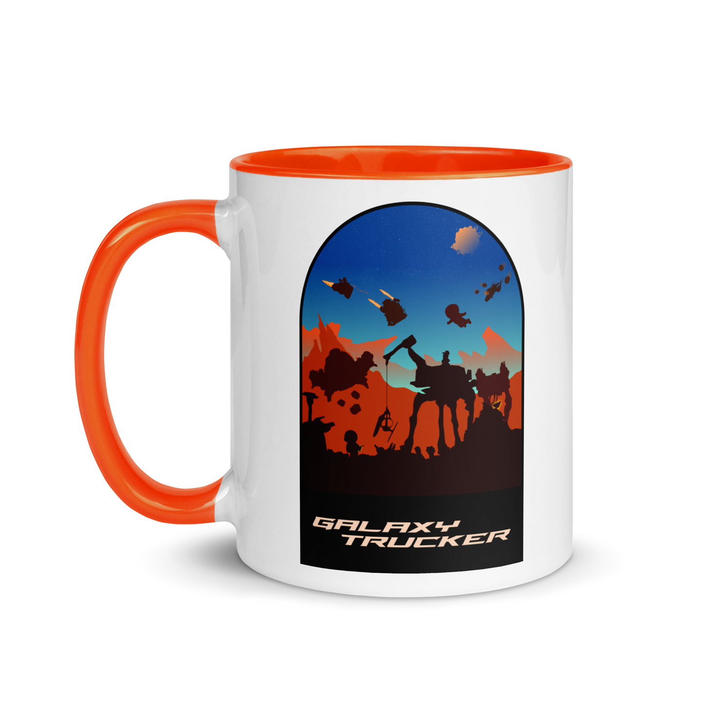 Galaxy Trucker (Dawn) Minimalist Board Game Mug