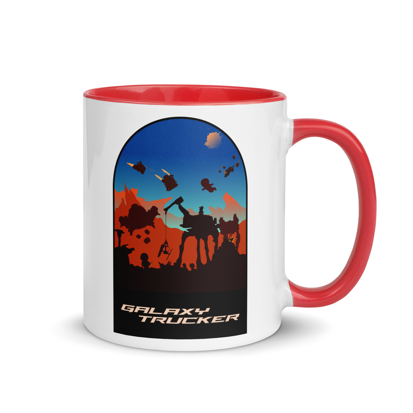 Galaxy Trucker (Dawn) Minimalist Board Game Mug