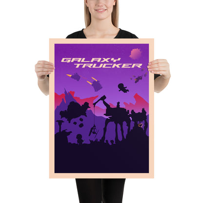 Galaxy Trucker (Twilight) Minimalist Board Game Art Poster