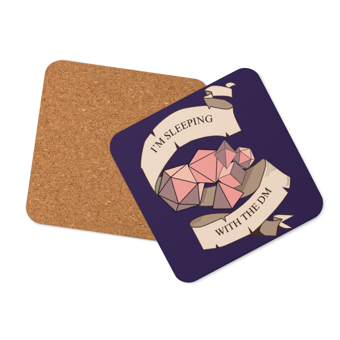 I'm Sleeping with the DM  Tabletop Gaming Inspired Coaster