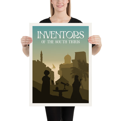 Inventors of the South Tigris Minimalist Board Game Art Poster