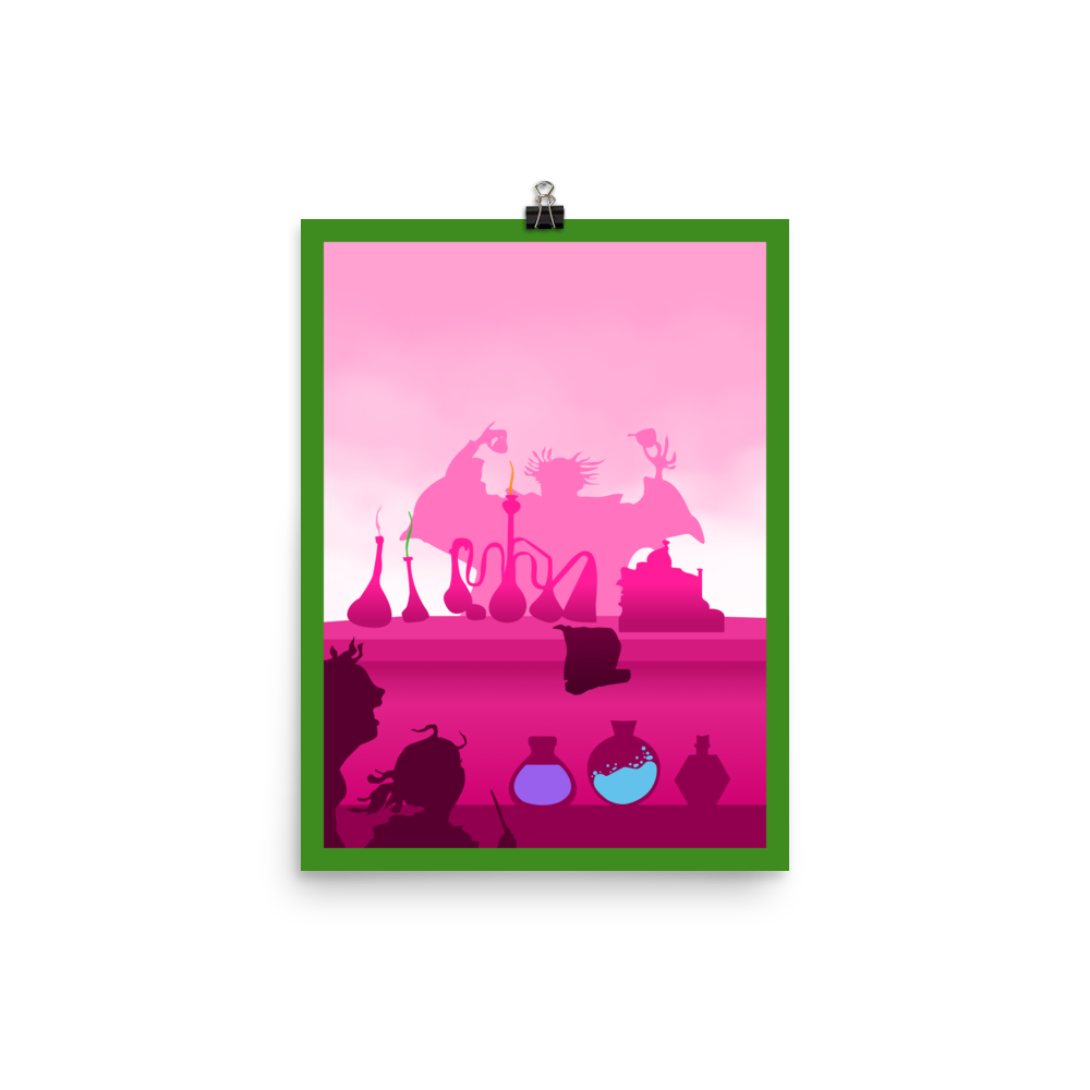 Potion Explosion Minimalist Board Game Art Poster