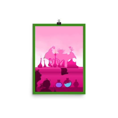 Potion Explosion Minimalist Board Game Art Poster