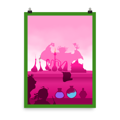 Potion Explosion Minimalist Board Game Art Poster