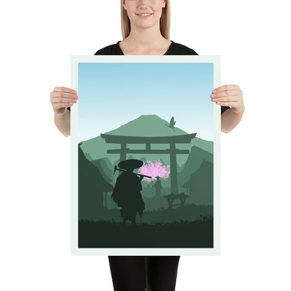 tokaido Minimalist Board Game Art Poster