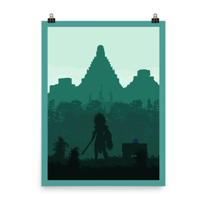 Tzolk'in Minimalist Board Game Art Poster