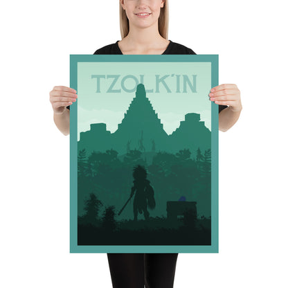 Tzolk'in Minimalist Board Game Art Poster