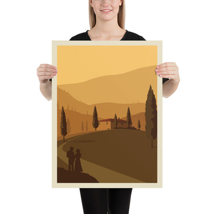 Viticulture Minimalist Board Game Art Poster