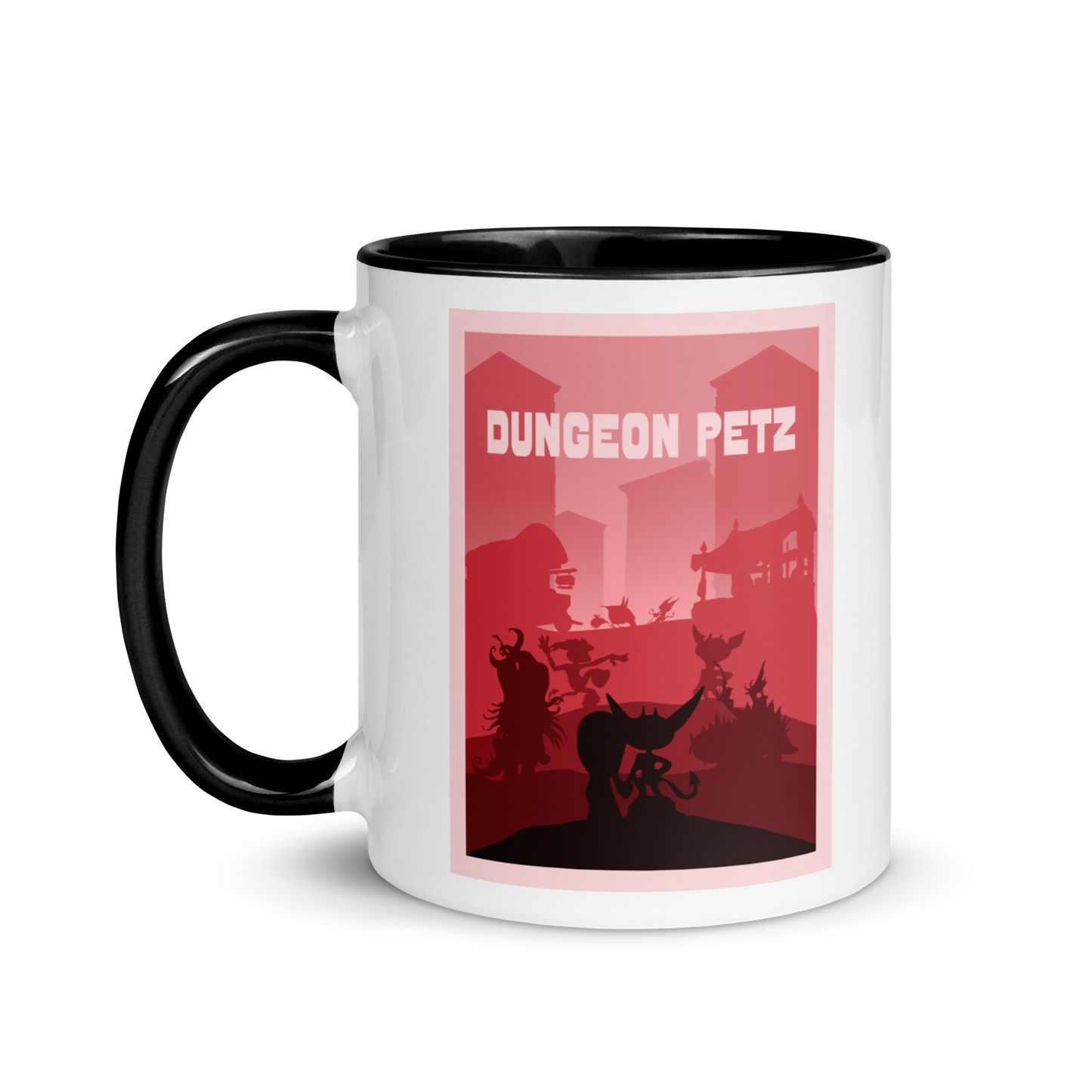 Dungeon Petz Minimalist Board Game Mug