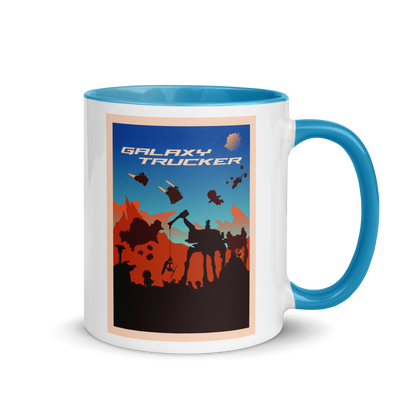 Galaxy Trucker (Dawn) Minimalist Board Game Mug