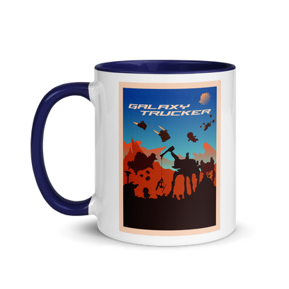 Galaxy Trucker (Dawn) Minimalist Board Game Mug