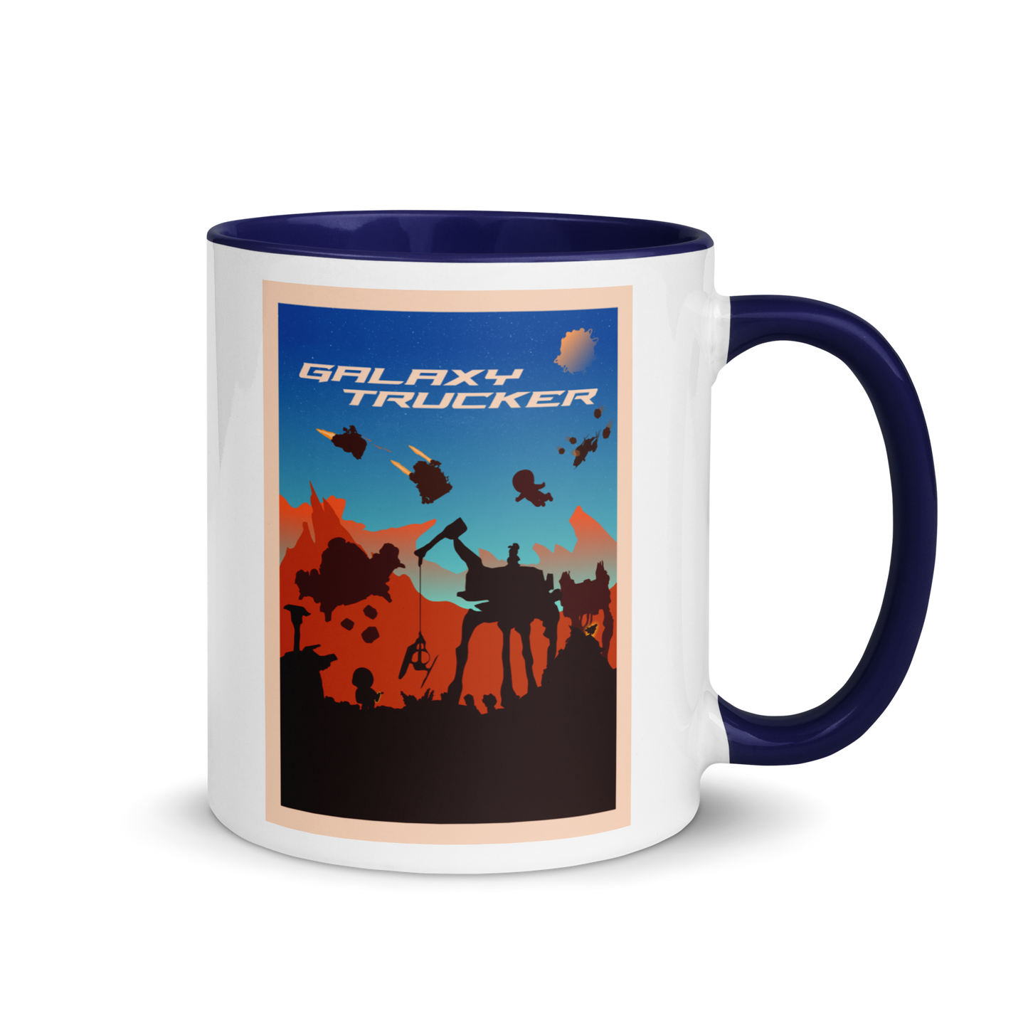 Galaxy Trucker (Dawn) Minimalist Board Game Mug