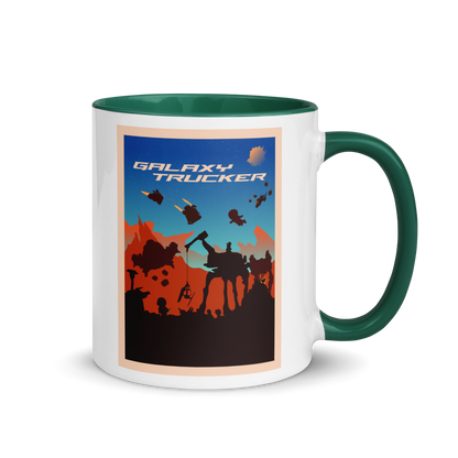 Galaxy Trucker (Dawn) Minimalist Board Game Mug