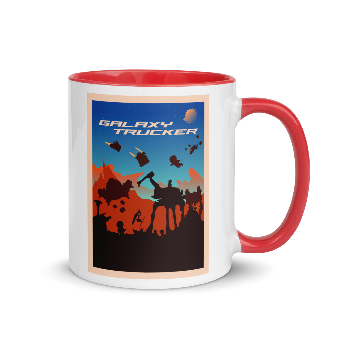 Galaxy Trucker (Dawn) Minimalist Board Game Mug