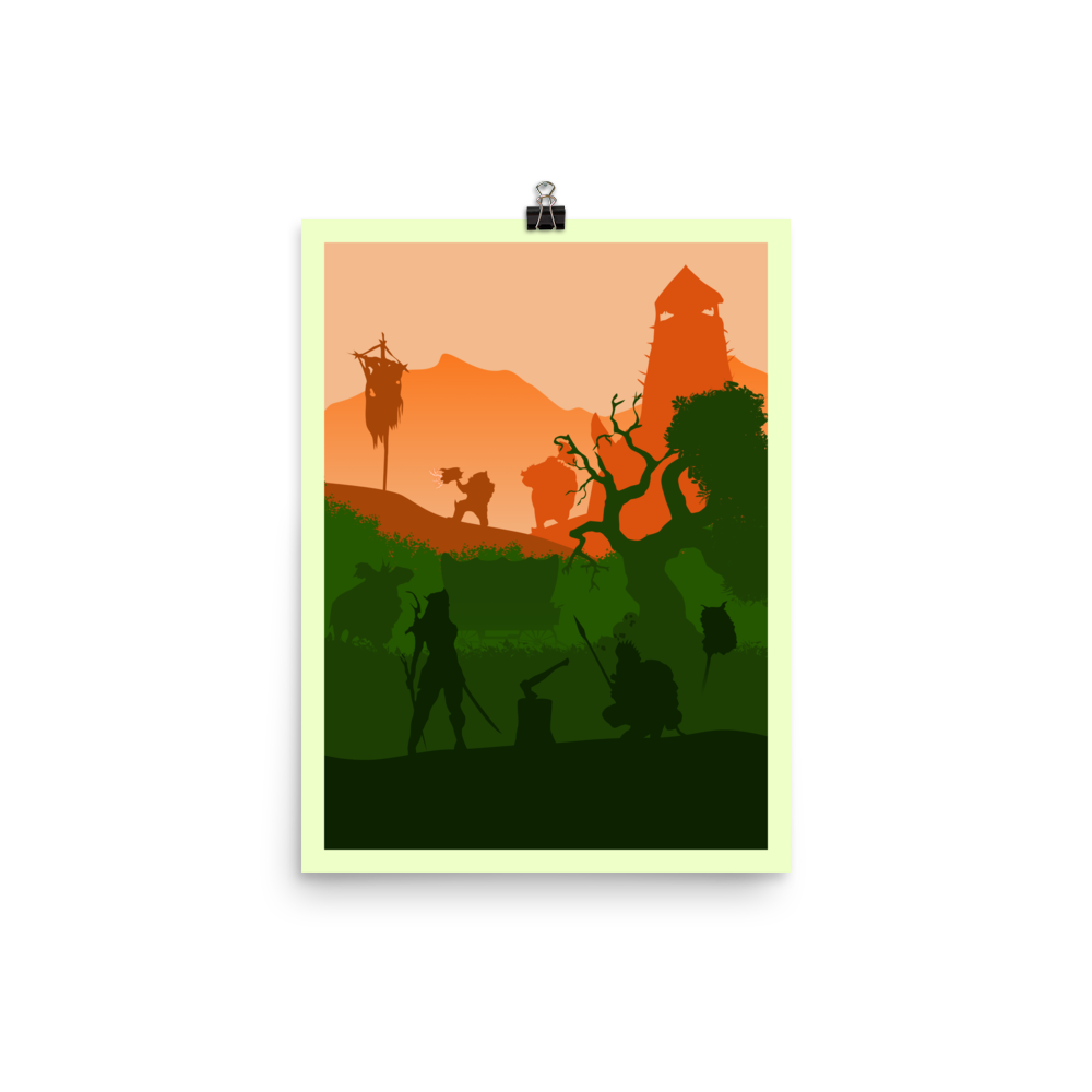 The City of Kings Minimalist Board Game Art Poster