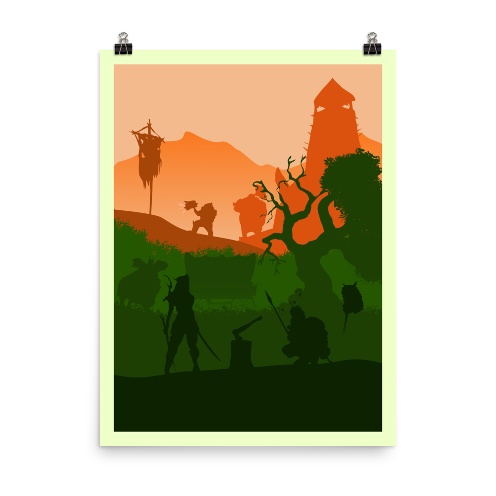The City of Kings Minimalist Board Game Art Poster (Authorised)