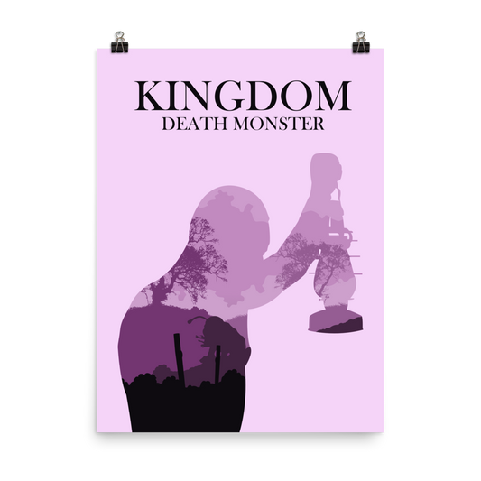 Kingdom Death Monster Board Game Silhouette Art Poster