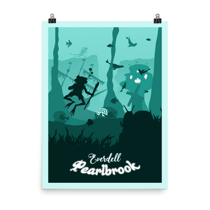 Everdell Pearlbrook Minimalist Board Game Art Poster (Authorised)
