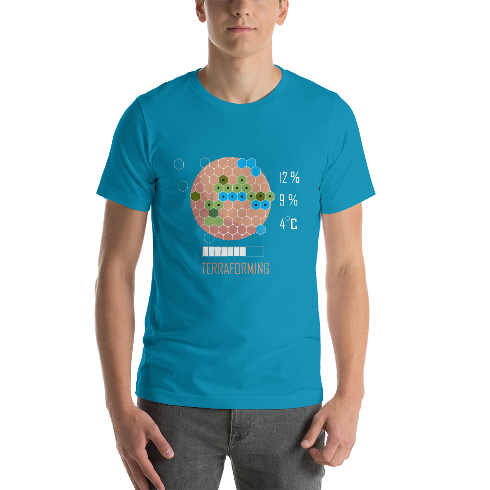 16 Bit Terraforming Mars Unisex T-shirt