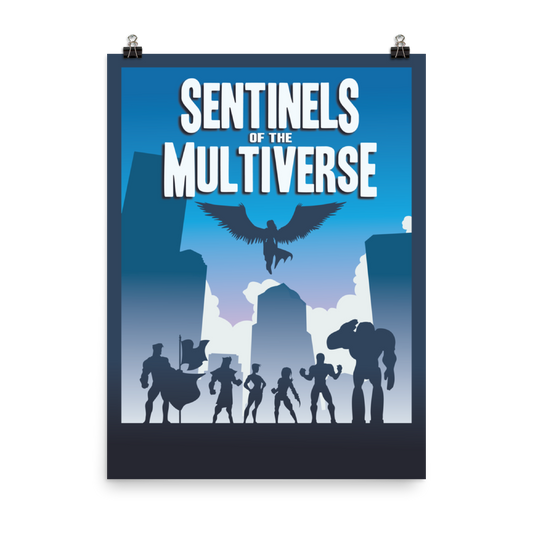 Sentinels of the Multiverse Minimalist Board Game Art Poster