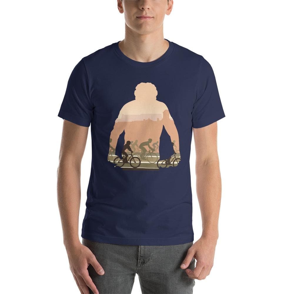 Flamme Rouge Silhouette Unisex T Shirt Meeple Design