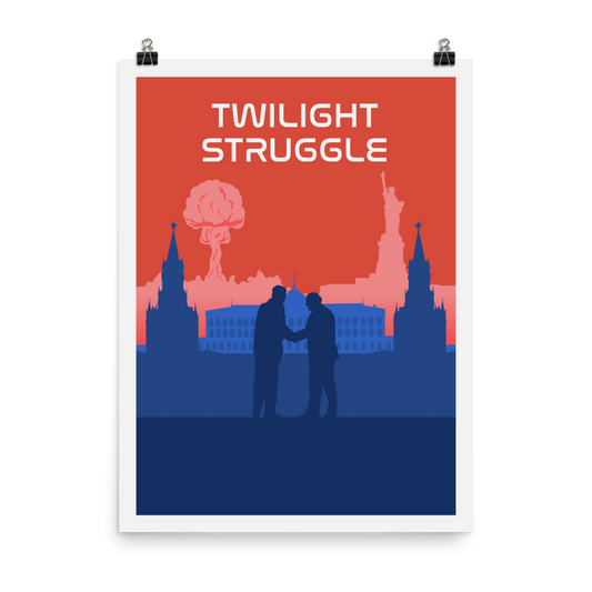 Twilight Struggle Minimalist Board Game Art Poster